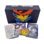 The Toy Box - Pokemon Box Bundle - 100 Assorted Pokemon Cards, 1x Rare Ultra Shiny & Game Coin