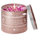 PRSTENLY Graduation Gifts for Her, Scented Candles in Metal Jars Graduation Gift for Granddaughter Daughter Sister Friends, College University School Grad Presents