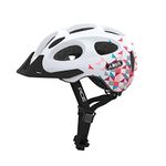 ABUS Youn-I ACE City Helmet - Modern Bicycle Helmet for Daily Use - for Women and Men - White, Size M