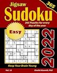 2022 Jigsaw Sudoku: 365 Easy Puzzle