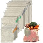 17 Reusable Cotton Mesh Produce Bag