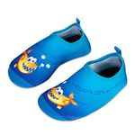 IceUnicorn Swim Kids Beach Shoes Infant Water Shoes Toddler Barefoot Skin Baby Boys Girls Aqua Socks for Pool Garden(Bubble Fish, 7/7.5UK Child=24/25EU)