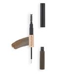 Makeup Revolution- Colour Adapt Brow Tint-Dark Brown |salon perfect, bold brow in seconds | Achieve a natural looking shape & shade |colour adapting brow tint | Available in three shades | 2.56ML