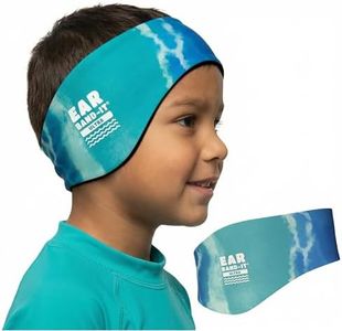 EAR BAND-IT Ultra Tie Dye Swimming Headband – ONLY Swim Ear Band Invented by ENT Doctor – Block Water Secure Earplugs – Kid & Adult Sizes – Recommended Water Protection for Bath, Shower, Pool, Beach
