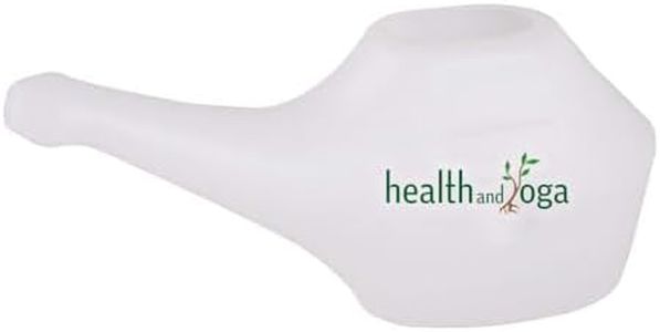 QwikFlo Economy, Light-Weight Neti Pot - Handy, Compact and Travel Friendly (White) (1 White)