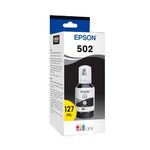 Epson 502 EcoTank Auto-Stop Ink Bottle, Black (T502120) pack of 1