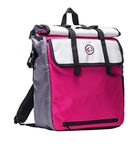 Case-It Laptop Backpack 2.0 with Hide-Away Binder Holder, Fits 13 Inch and Some 15 Inch Laptops, Magenta (BKP-202-MAG)