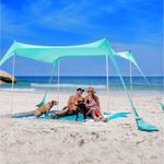 SUN NINJA Pop Up Beach Tent Sun She