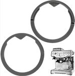 IMPRESA [2 PK] Upper Burr Grinder Seal for Breville Barista Express, Barista Pro, Barista Touch & Smart Grinder Pro - Burr Coffee Grinder Espresso Machine Gasket