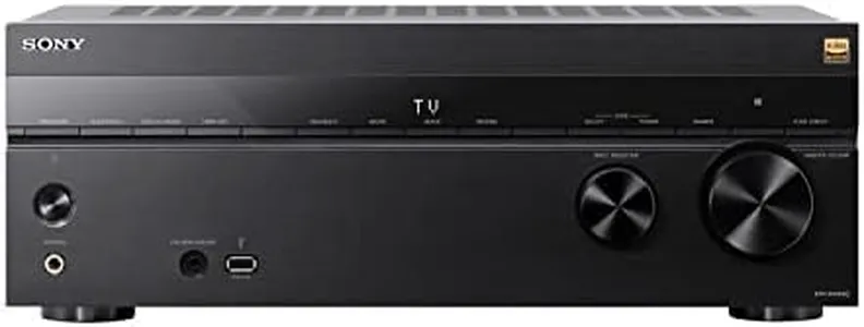 Sony STR-AN1000 7.2 CH Surround Sound Home Theater 8K A/V Receiver: Dolby Atmos, DTS:X, Digital Cinema Auto Calibration IX, Bluetooth, WiFi, Google Chromecast, Spotify connect, Apple AirPlay, HDMI 2.1