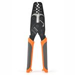 IWISS IWC-1424AB Wire Crimping Tool for Weather Pack Terminals, Metri Pack Connectors, Open Barrel Terminals, Stamped Contacts with Built-in Wire Stripper and Wire Cutter