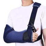 Willcom Arm Sling for Shoulder Injury, Shoulder Support with Waist Strap for Men and Women, Shoulder Sling for Rotator Cuff Torn Hand Wrist Elbow Post-Surgery(Comfort Version, Right, L, 40-51 Inch)