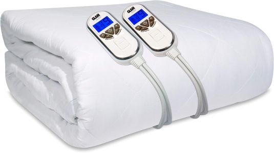 GlamHaus King Size Electric Blanket – Soft Heated Bed Cover