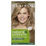 Clairol Natural Instincts Semi-Permanent No Ammonia Hair Dye, 8A Medium Cool Blonde (Packing May Vary)