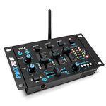 PYLE PRO PMX7BU 3-Channel Bluetooth(R) DJ Mixer