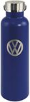 BRISA VW Collection - Volkswagen Bus T1 Camper Van Kombi Vacuum Insulated Stainless Steel Thermal Drinking Bottle, Keeps Hot or Cold (Double-Walled/735ml/Blue)