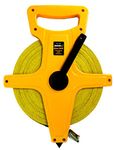 Johnson Level & Tool 1829-0200 Metric/Inch Fiberglass Long Tape, 200', Yellow, 1 Tape