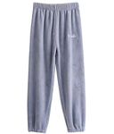 Women's Wool Blend & Fleece Fur, core Velvet Full Length Winter Pajama Free Size (28 till 32) Assorted Pajama Pack of 1