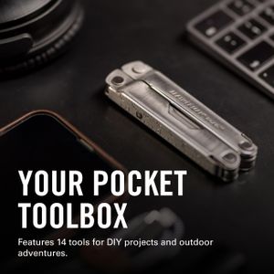 Leatherman Bond Multi-Tool – Stainless Steel, 14 Tools
