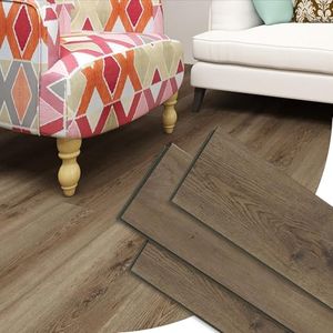 19.56 Sq.Ft SPC Vinyl Flooring Plank Click‑Lock Rigid Core Wood Look Luxury Waterproof Floor Tile 5 Planks with IXPE Pad 9"×62.6" x8 mm 30mil Wear Layer Scratch Resistant,Shabby Cream