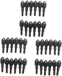 INOOMP 36 Pcs Fixed Broad Iron Broadheads Arrow Tips for Archery Broadheads Iron Head Equipment