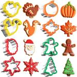 Fall Thanksgiving Cookie cutters Se