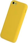 doupi PureColor Silicone Protective Case for iPhone 5C SolidFit All-Round Protective Case Rubber Bumper Case Cover Yellow