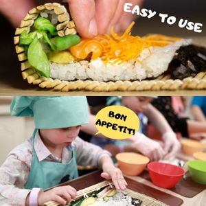 Sushi Making Kit – 14-Piece DIY Sushi Roller Set