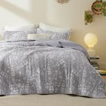 Bedsure Floral Quilt Set Queen - Re