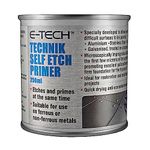 E-TECH Technik Self Etch Primer Grey 250ml - BRUSH ON - Aluminium, Stainless Steel, Fibreglass, Galvanised, treated or untreated steel