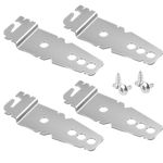 4pcs Dishwasher Mounting Bracket, Adjustable Under Counter Dishwasher Clips Universal 8269145 Dishwasher Bracket with Screws Compatible with GE Samsung LG Whirlpool Ken-More