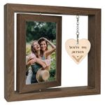 EYITUPC You're My Person Picture Frame Gifts, Rustic Best Friends Birthday Gifts for Women BFF Bestfriend Besties Soul Sisters Big Sis, Display Two 4x6