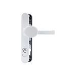 ABUS SRG92N ZS W Door Protection Fitting with Cylinder Protection & Double-Sided Handle, White - 62568