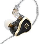 KZ ZAS IEM Earphones, in Ear Monitor Headphones with 16-Unit Hybrid High-Frequency 7BA+10mm Dual DD HiFi Stereo Sound Wired Earbuds, Noise Cancelling Headphones Built-in Callable