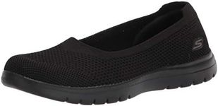 Skechers Women's On-the-go Flex Wonderous Pumps,Black Textile Trim,7 UK