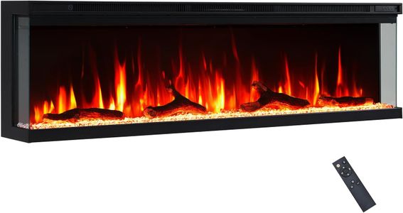 FlameKo Leura 152cm Electric Fireplace – Wall Mounted Heater