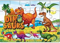 FunBlast Dinosaur Jigsaw Puzzle for Kids Jigsaw Puzzle for Kids of Age 3-5 Years – 24 Pcs (Multicolor, Size 30X22 cm)