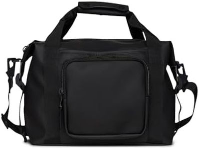 RAINS Texel Kit Bag – Black Travel Utility Kit Bag Organizer Compact Waterproof Water Resistant Water Repellent Design – 2 Year Warranty