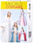 McCall's Patterns M5731 Size KID 3-4 5-6 7-8 Misses'/ Children's/ Girls' Princess Costumes, Pack of 1, White