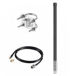 Weatherproof 868mhz LoRa Gateway 8dBi Antenna Omni-Directional Glass Fiber LoRaWan Antenna with 5M/16.4FT Cable for Helium Hotspot RAK RAK2 Nebra Bobcat 300 SenseCAP M1 SyncroB.it Hotspot HNT Miner