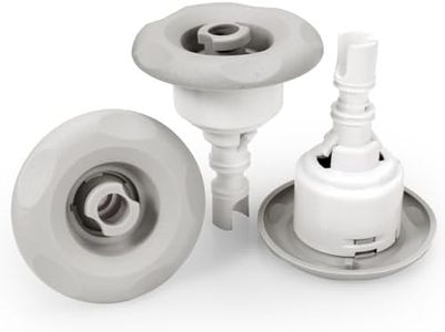 Luojiedejinbiao 3" Cluster Storm Jets Set Mini Storm Hot Tub Spa Jet Internals Face Sliver 212-7929 218-6930 (3 PCS)