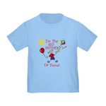 CafePress I'm The Big Brother of Twins Toddler T Shir Cute Toddler T-Shirt, 100% Cotton Baby Blue