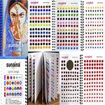 SUNAINA Spiral Multicolour/Black/Red/Maroon Colour Kumkum Bindi Book For Women Pack of 1