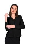 Sharma Group Women's Regular Fit Cotton Blend Full Sleeves Shirts with Wingtip Collar (RCT-Black-XL-sg)