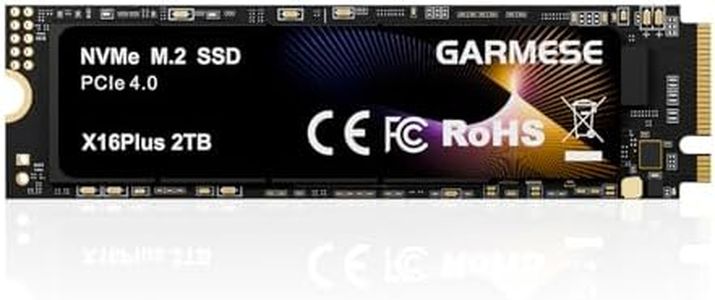 GARMESE 2TB NVMe SSD PCIe 4.0 M.2 2280 Internal Solid State Drive, Up to 7450MB/s, High-Speed Gen4 NVMe SSD for Gaming PC, Laptop Upgrade, Windows 11 Boot Drive, Video Editing & Content Creation