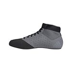 adidas Men's Mat Hog 2.0 Wrestling Shoes (7, Grey/Black)