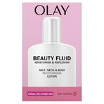 Olay Beauty Fluid Moisturise & Replenish Face, Neck And Body Lotion, For Silky Soft And Smooth Skin,200ml