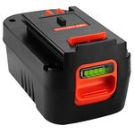 Ahomtikk 18V Lithium-ion Battery for Black and Decker 18 Volt 5.0Ah HPB18 HPB18-OPE 244760-00 A1718 Firestorm FS180BX FS18BX FS18FL FSB18 for Black & Decker 18V Battery