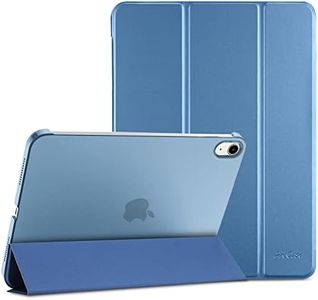 ProCase for iPad 10th Generation Case 2022 iPad 10.9 Inch Case, iPad 10 Case Slim Stand Hard Shell Back Protective Smart Cover for 10.9” iPad 10th Gen 2022 Release -Blue