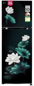 LG 251 L, 2 Star, Frost-Free Smart Inverter Double Door Convertible Refrigerator (GLT2526XWEL, Emerald Lotus, Smart & Dairy Mode, Express Freeze & Convertible Space for More Storage, 2026 Model)